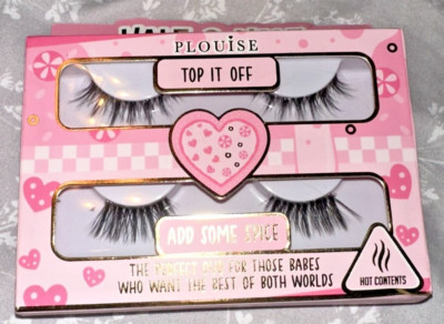 !Brand New  Plouise Top it Off & Some Spice Eyelashes  2 pairs