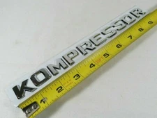 Mercedes KOMPRESSOR Emblem C230 SLK230 For Rear Trunk Badge Nameplate Letters