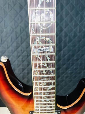 Schecter C-1 Classic 2000's- Antique Amber And VINE INLAY NECK