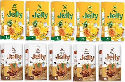 Wink White W Fiber Jelly Pineapple Tamarind Apple Grape Dietary Supplement