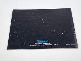Nintendo NES GOLF Black Label Manual Instruction Booklet Only Vintage 1985