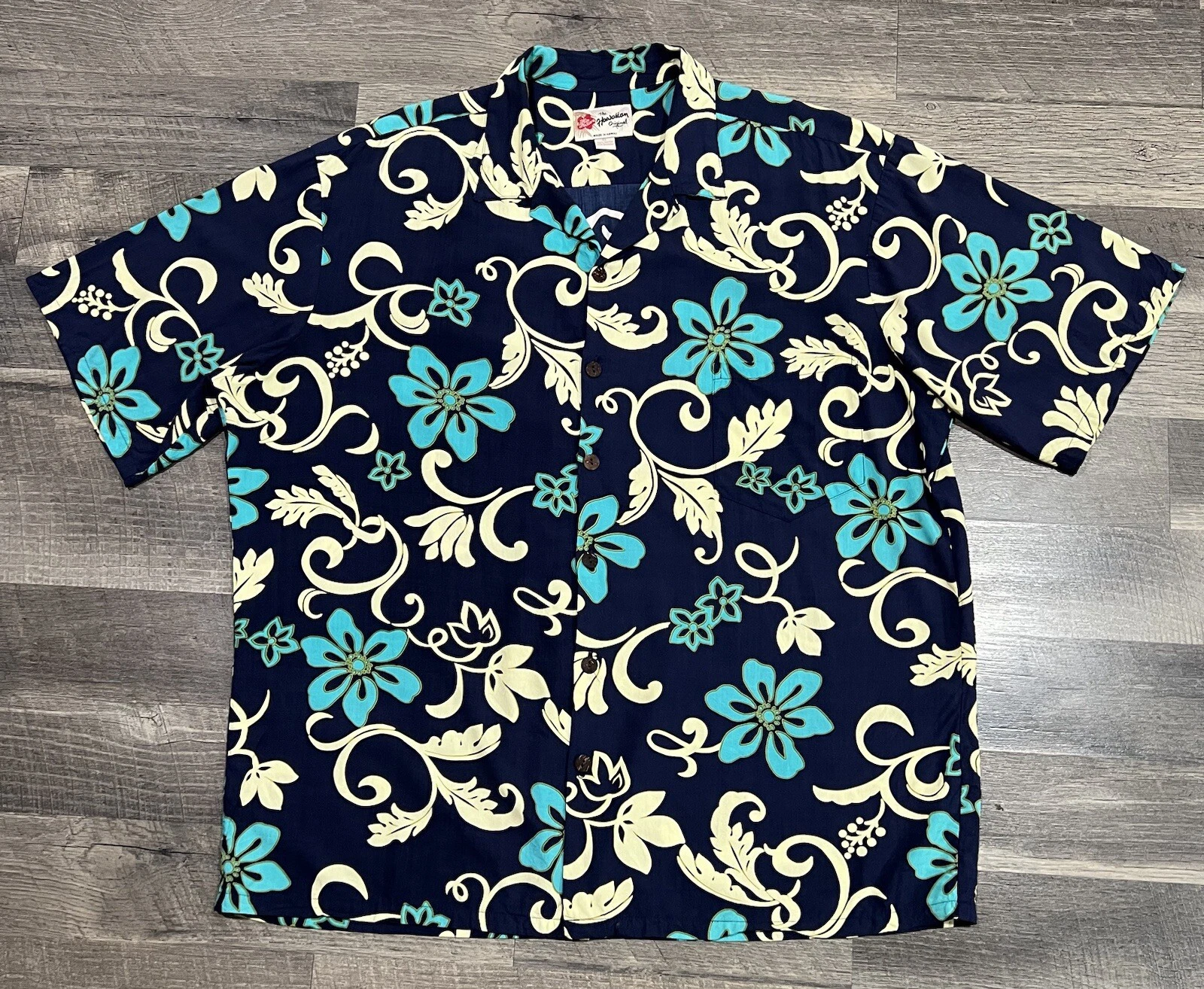 Hilo Hattie Mens XL Hawaiian Short Sleeve Shirt