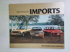 1982 Plymouth Imports Champ Sapporo Arrow Dealer Brochure Book 9" x 11"