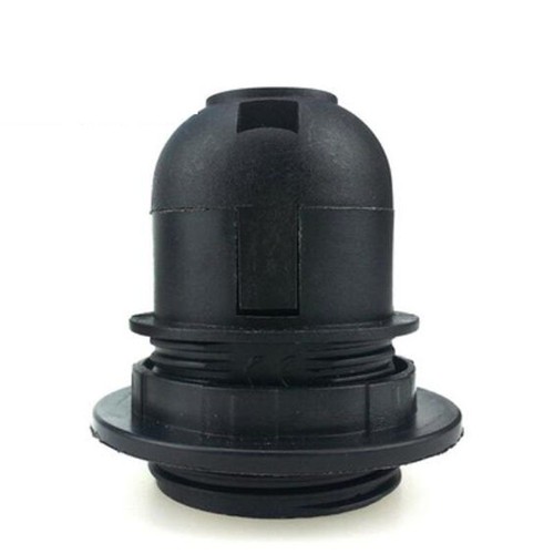E27 Light Bulb Base Plastic Full half Screw Lamp Holder Pendant Socket Lampshade - Picture 8 of 9