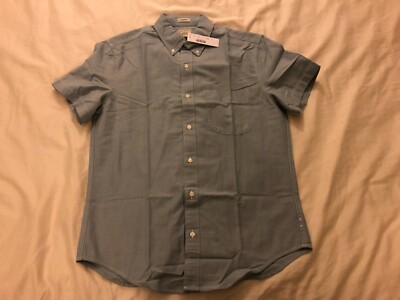 Stretch Short-Sleeve American Pima Cotton Oxford Shirt