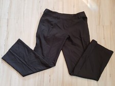 Adidas Black Athletic Capris Pants Bottoms Fitted? Stretchy Material Size 9