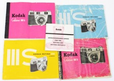 Genuine Vintage Kodak Retina IIIS Camera Instruction Manual - Choose Style