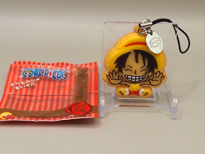 Luffy One Piece Cookie Mascot Strap Keychain Lipton Anime Japan