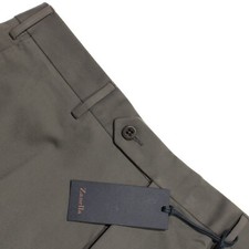 Zanella NWT Cotton Blend Parker Chinos / Casual Pants Size 34 US In Solid Gray