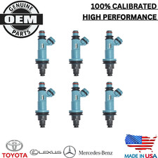 X6 Denso Fuel Injectors For 1998 1999 2000 Lexus Sc300 3.0l I6 23250-46090