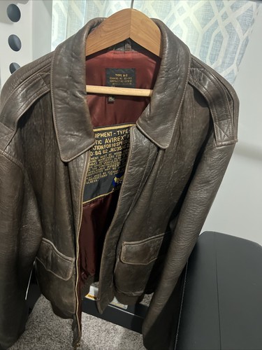 Avirex leather flight jacket - Gem Avirex leather flight jacket - Gem