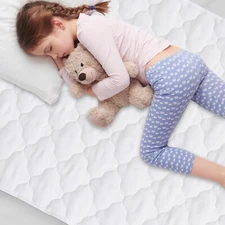 Quilted Incontinence Bed Pads Crib Mattress Protector Non-Slip 2 Pack 52" x 28"