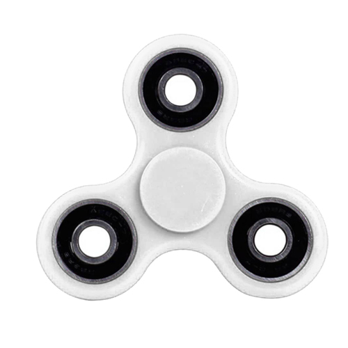 Stress Relief Hand Spinner and Spinning Fidget-White - Picture 1 of 1