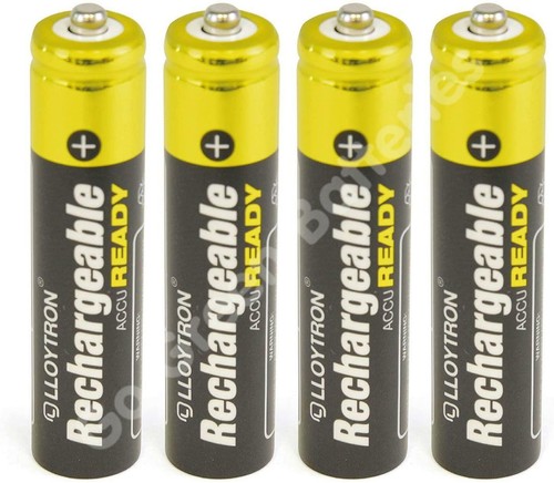 LLOYTRON AA 800-2700 mAh AAA 550-1100 mAh RECHARGEABLE BATTERIES PRECHARGED NiMH - Picture 43 of 54