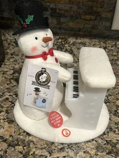 Hallmark SING-A-Long SHOWMAN SNOWMAN 2023 TECHNO PLUSH Sound Light Motion VIDEO