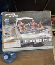 Summer Waves Inflatable Truck Bed Adult Swimming Pool, Measures 66" x 62" x 21"