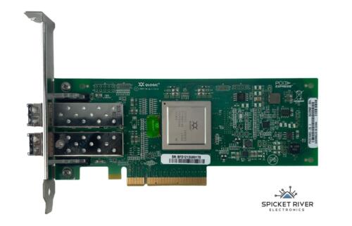QLogic QLE2562-DEL PCIe Dual Port Fiber Channel Host Bus Adapter w/ 2x 8GB SFP+