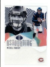 MITCHELL TRUBISKY 2019 PANINI ILLUSIONS #AST-MT ASTOUNDING BLUE #139/299 AY2285