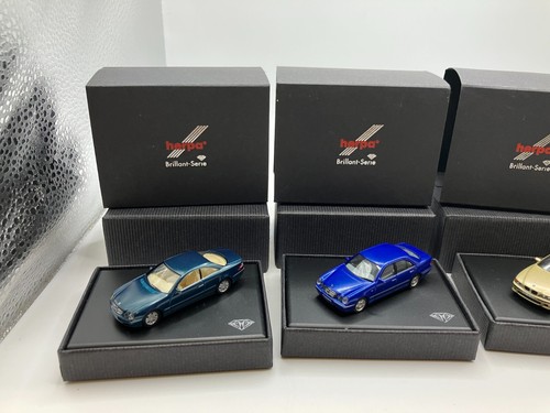 Herpa 1:87 PKW Brillant Serie PC Konvolut Sammlung BMW MB 4 Stück OVP #K252 - Bild 2 von 3
