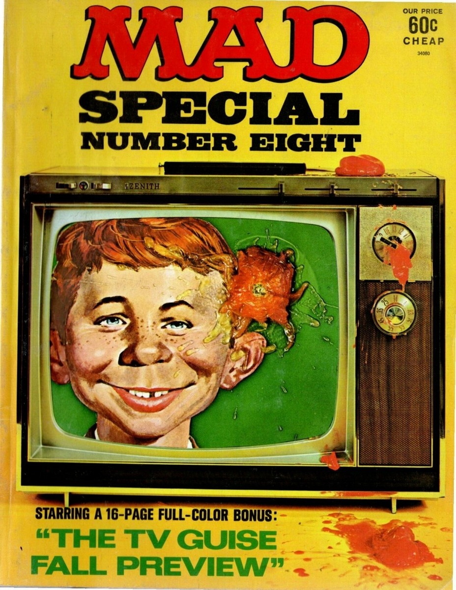 Mad Magazine, Special, #8 Alfred E. Nueman & TV Guide ~ Good | eBay
