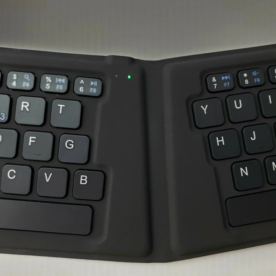 iClever Mini Portable Bluetooth Wireless Keyboard Folding Rechargeable IC-BK06 - Image 3 of 4