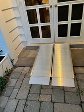  2 Folding Mobility Wheelchair and Utility Ramps-800 lb. capacity 