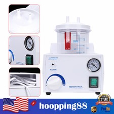 Portable Dental Phlegm Suction Unit Emergency Medical Vacuum Aspirator Machine