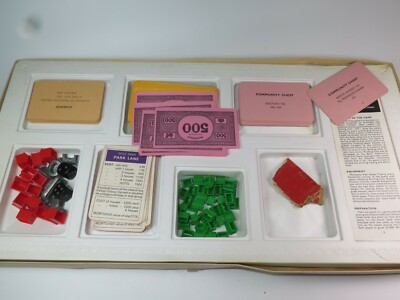 VINTAGE MONOPOLY ERSATZSTÜCKE GELD etc 1972 Auflage Auswahl 