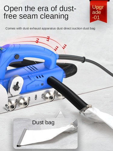 220v 1200W Household Electric Tile Gap Crevice Cleaning Machine Slotting Tool - Foto 3 di 17