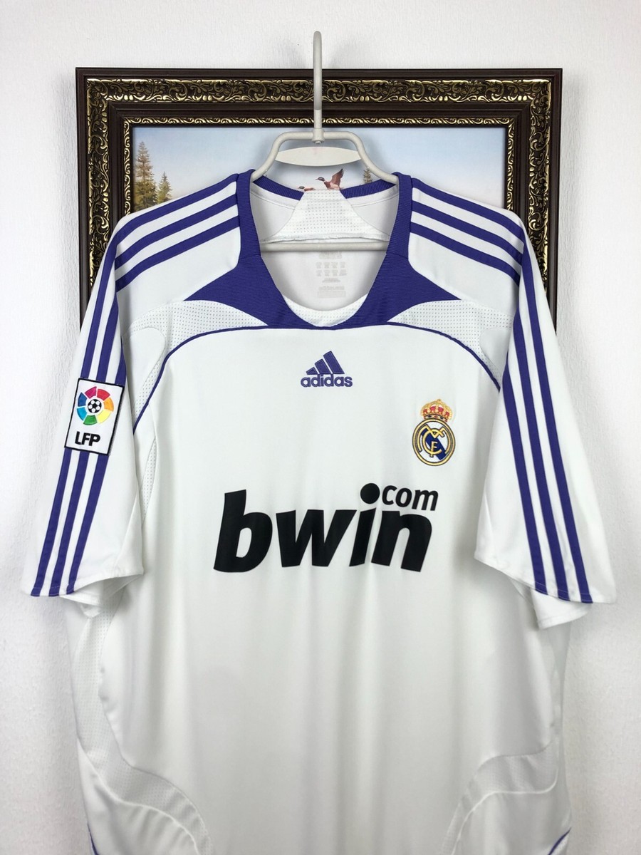 Real Madrid Home football shirt 2007 Soccer Adidas Jersey