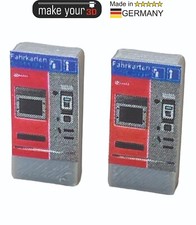 TT 1:120  SET 2St Fahrkartenautomat Ticket Fahrkarten Automat inkl. Decals