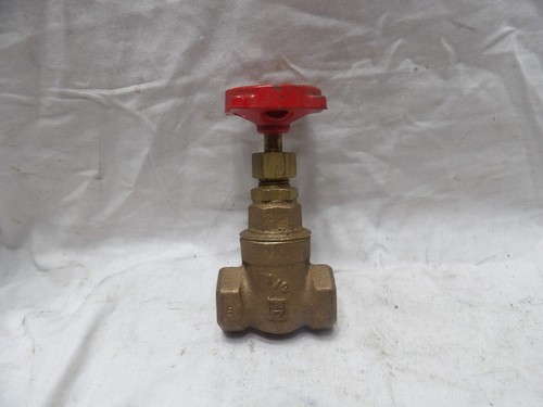Milwaukee Valve 1/2" Brass Gate Valve 125 200 - Made in the USA