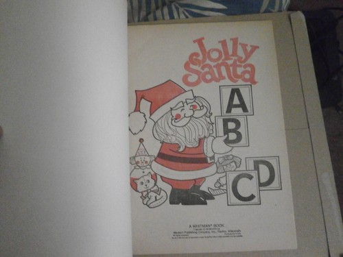 NEW Whitman 1979 Jolly Santa Large Coloring Book Florence Sarah Winship READ - Picture 8 of 12