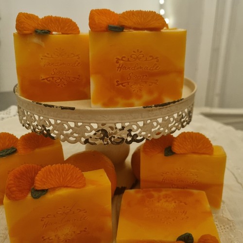 Seife Naturseife Handgemacht Orangenseife Orange Handgemacht Duftseife - Bild 5 von 9