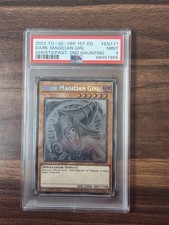 PSA 9 MINT Dark Magician Girl GFP2-EN177 1st Edition Ghost Rare Yugioh Card