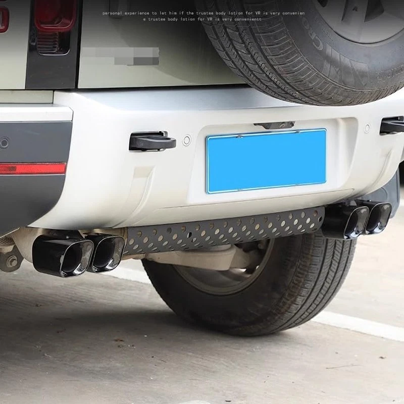 Rear Tail Exhaust Muffler Tip Pipes For Land Rover Defender 90/110/130 2020-2024 Foto 3 de 4