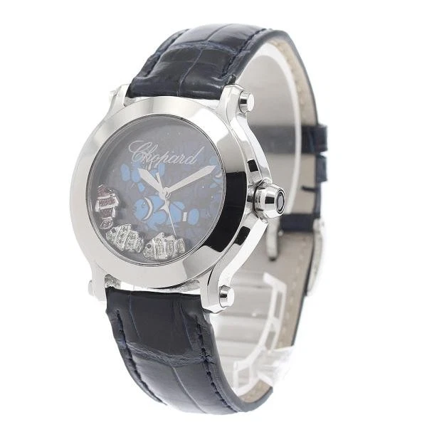 Chopard — Chopard Happy Fish 8475 36mm SS Blue Dial Quartz Watch #C5098