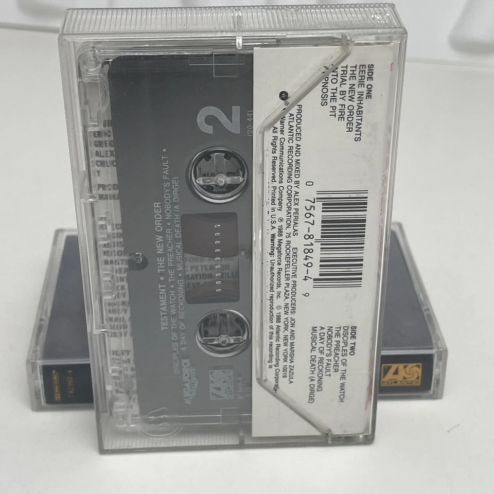 Testament The Ritual Cassette Lot Of 2 Testament The New Order Tested — 第 4/4 张图片