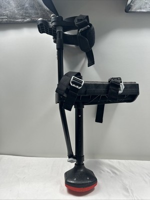 iWALK 2.0 Hands Free Knee Crutch Red Black Left/Right Leg