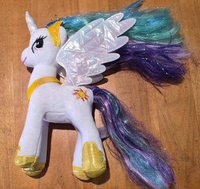 TY Sparkle Princess Celestia Unicorn 9  My Little Pony Toy Plush 2016 NO TAG