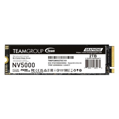 Team Nv5000 TM8FGM002T0C101 2Tb M.2 Interface Pcie Gen4x4 With Nvme 2280 Read 45