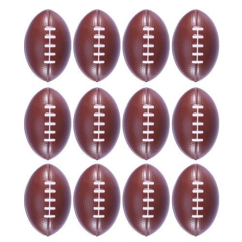 12PCS Sponge Stress Relieving Balls PU Vent Playing Balls for Kids (Rugby) - Bild 9 von 11