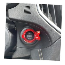 Push to Start Button Cover, Engine Start Stop Button Cover, Cool Car Red