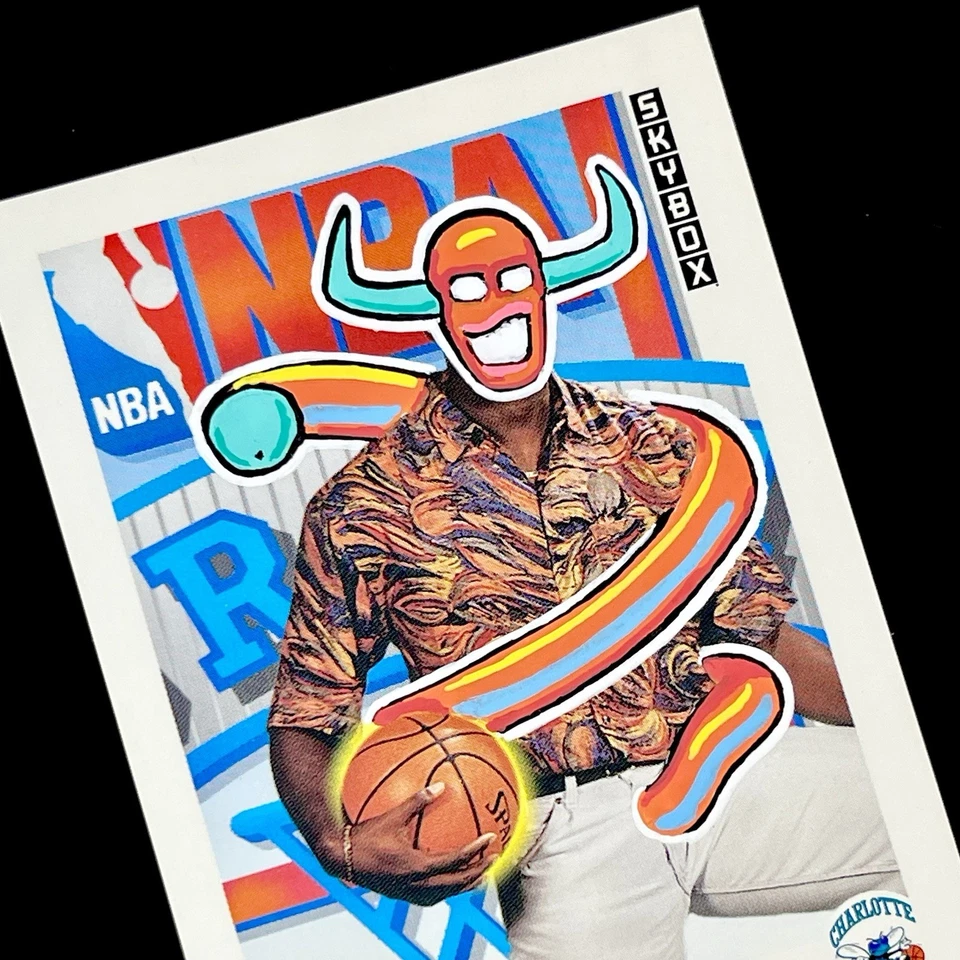 1/1 LARRY JOHNSON RC 💎 SKYBOX ROOKIE SSP 💎 NEW PENINI: ONE OF ONE ART - Image 4 of 4