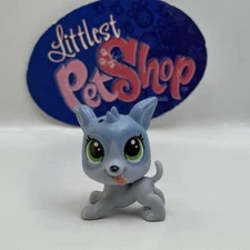 MINI LOOPY GREYCLOUD PUPPY DOG - Authentic Littlest Pet Shop - Hasbro LPS
