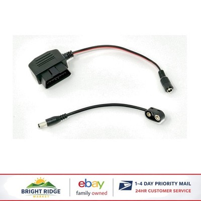 Vehicle OBD II Memory Saver with 9 Volt Power and Detailed Instructions Included