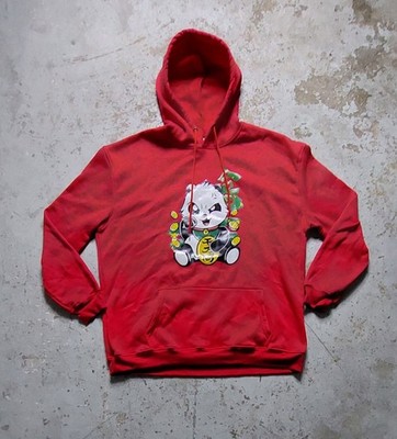 Roter Pulli- Panda