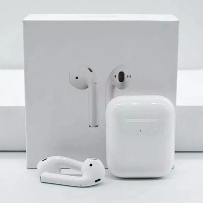 Apple AirPods 2nd Gen Genuine In-Ear Bluetooth Headset w/ Wireless Charging Case
