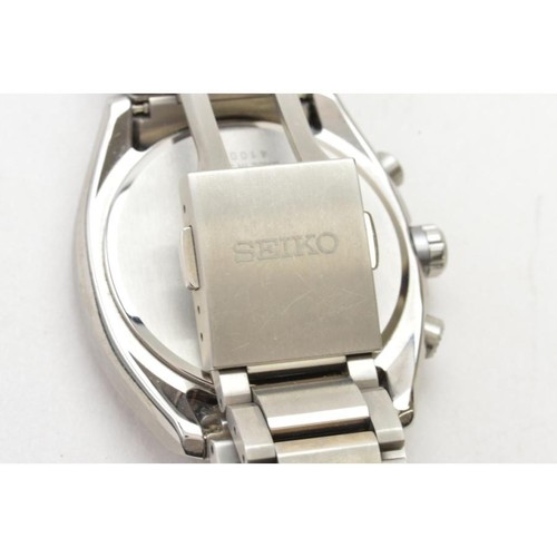 Radio solar Seiko Astron SBXY009 hecha en Japón titanio hora mundial para hombre - Imagen 10 de 11