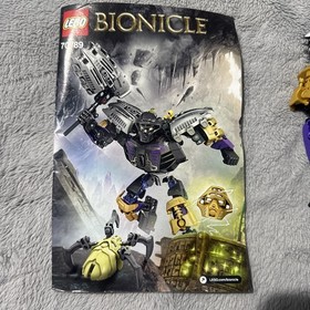 LEGO Bionicle Onua Master of Earth Set 70789 With Instructions Book Complete